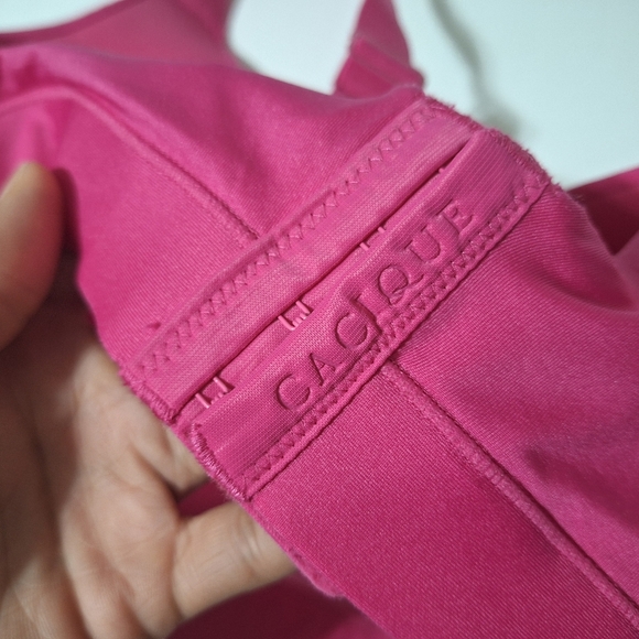 Cacique Hot Pink "Comfort Bliss" No-wire Bra - Picture 5 of 11